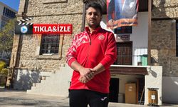 Avrupa şampiyonu Yunus Emre Akyüz'den antrenör Adem Doğan'a Ahte vefa ziyareti