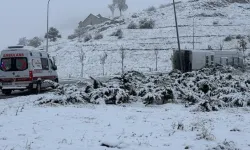 Komşu ilde kaza.. İşçi servisi devrildi: 14 yaralı