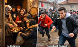 Kırşehir'de Yılbaşı Geleneği: Tahta Kaşık Yarışları ve Hedik Gezme