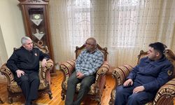 Komutan Yıldırım, Gazi Sadi Öztaş’ı ziyaret etti