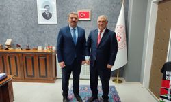 Voleybol İl Temsilcisi Aydın’dan, Spor Müdürü Çakmakçı’ya ziyaret