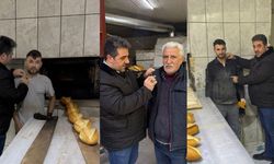 Anahtar Parti Fırın Başında: Başkan Kaya’dan Esnafa Rozet