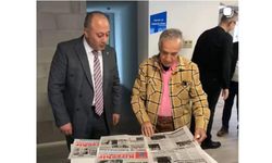 Duayen gazeteci Yavuz Donat, Kırşehir Çiğdem Gazetesi’ni inceledi