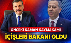 Önceki Kaman Kaymakamı İçişleri Bakanı oldu
