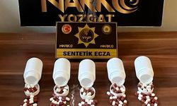 Narkotik baskını: 221 sentetik hap ele geçirildi