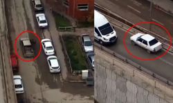 Ehliyetsiz Sürücü Ters Şeride Girip Pikapla Kaçtı: Dronla Yakalandı