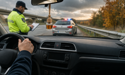 Kırşehir’de dikiz aynasına asılan eşyaya ceza