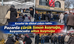 Kırşehir’de dikkat çeken tablo: Pazarda çürük limon kuyruğu, kuyumcuda altın kuyruğu
