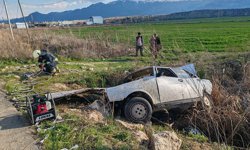 Otomobil Şarampole Uçtu!