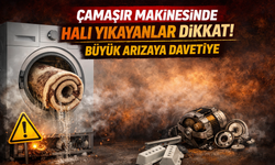 “Çamaşır Makinesinde Halı Yıkayanlar Dikkat! Büyük Arızaya Davetiye”