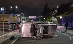 Ters Şeritte Çarpışma: Cip Takla Attı