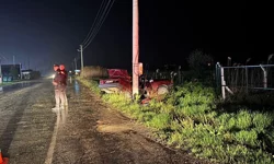 Otomobil Beton Direğe Çarptı: 1 Ölü, 1 Yaralı!