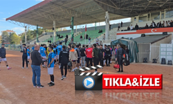 Amatör maçta istenmeyen olaylar oldu...