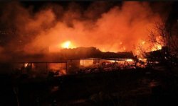 Depoda Çıkan Yangın 2,5 Saatte Söndürüldü