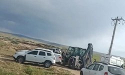 Kırşehir'de boş arazide toprağa gömülü ceset bulundu