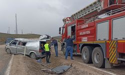 Minibüs Devrildi: 1 Ölü, 8 Yaralı