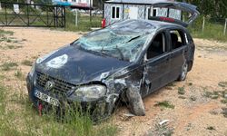 Devrilen Otomobilde Çifte Acı: 1 Ölü, 1 Yaralı