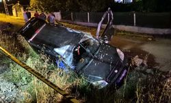 Şarampole Uçan Araç… 1 Ölü!