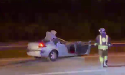 Tıra Çarpan Otomobilde 1 Ölü, 1 Yaralı