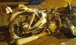 Otomobille Çarpışan Motosiklet Ölüm Getirdi