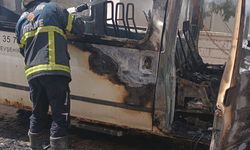 Yangın Paniği! Halk Otobüsünden Alevler Yükseldi