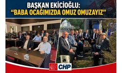 Başkan Ekicioğlu: "Baba Ocağımızda omuz omuzayız"