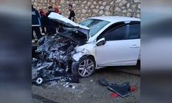 Kontrolden Çıkan Araçlar Çarpıştı: 8 Yaralı