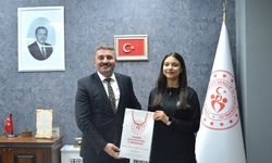 Türkiye üçüncüsü Fatmasu’dan Çakmakçı’ya ziyaret