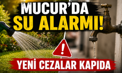 Mucur'da Su Alarmı!