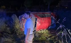 Feci Kaza: Takla Atan Araç, Otoparka Sürüklendi 2 Kişi Yaralandı