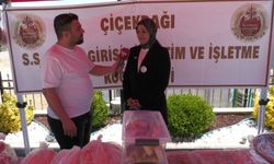ÇİÇEKDAĞI'NDA KADINLAR ÜRETİYOR, EV EKONOMİSİNE KATKI SAĞLIYOR