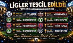 Kırşehir futbolunda şampiyonlar tescil edildi