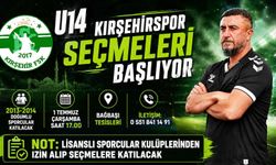 Kırşehir U14 takımı için seçmeler yapıyor