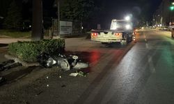 Devrilen Motosiklet Sürüklenerek Durabildi: 2 Yaralı
