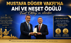 Mustafa Düger Vakfı'na Ahi ve Neşet ödülü Fuat Oktay'ın elinden