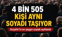 Bu Soyadı Kırşehir'de Binlerce Kişide Var