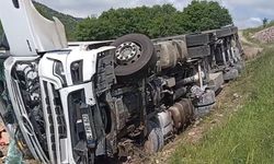Tır Devrildi: Tavuk Ürünleri Yola Saçıldı