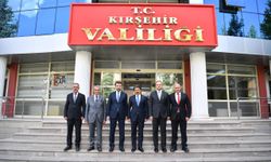 BİK Genel Müdürü Abdulkadir Çay ve heyeti, Kırşehir Valisi Demiryüreki ziyaret etti