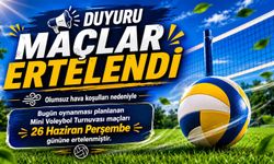 Mini Voleybol Maçları Ertelendi