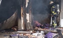 Yumurta Deposunda Alevler Yükseldi