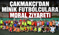 Spor İl Müdürü Çakmakçı'dan minik futbolculara moral ziyareti