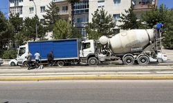 Kamyona Çarpan Beton Mikseri 6 Aracı Sürükledi