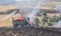 Anız Yangını Yerleşim Yerine Sıçradı! Ev ve Ahırlar Küle Döndü