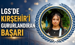 Kırşehir'in Altın Kızı Buğlem Nisa, LGS'de Zirveye Çıktı
