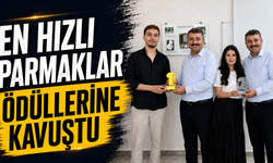 En hızlı parmaklar ödüllerine kavuştu