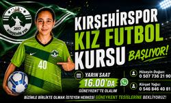 KIRŞEHİRSPOR'DA KIZ FUTBOL KURSU BAŞLIYOR