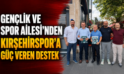 Gençlik ve Spor Ailesi'nden Kırşehirspor'a güç veren destek