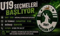 Kırşehirspor U19 Seçmeleri Bugün Yapılacak