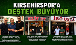 KIRŞEHİRSPOR'A DESTEK BÜYÜYOR