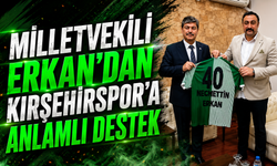 Milletvekili Erkan'dan Kırşehirspor'a anlamlı destek
